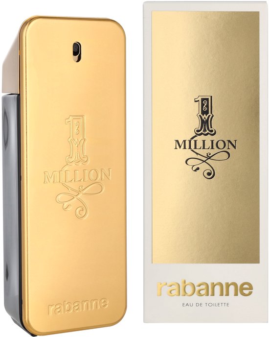 Rabanne 1 Million Eau de Toilette voor heren in gouden flacon